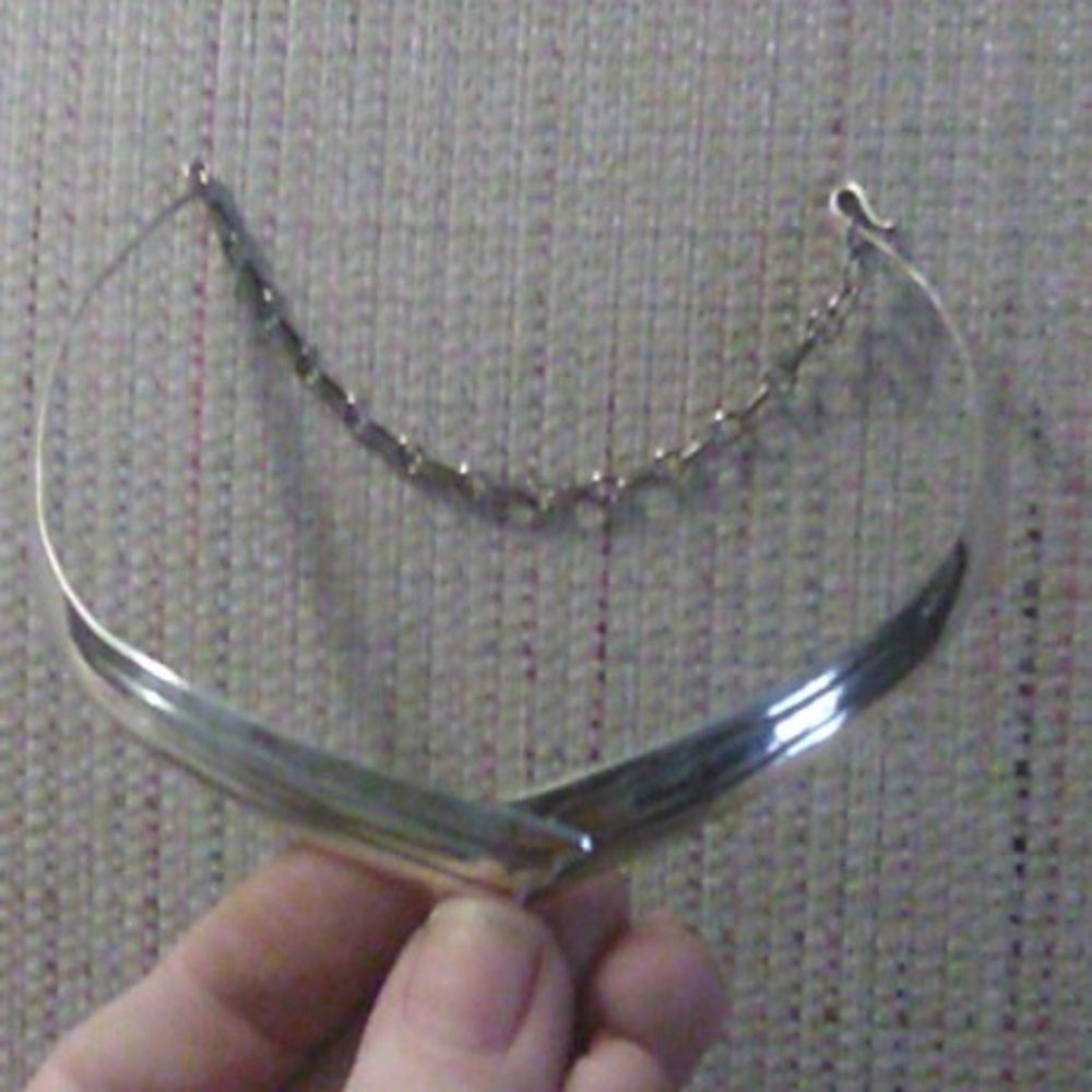Sterling Chocker Necklace Retro style 70s